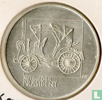 Tsjechië 200 korun 1997 "100th Anniversary Production of the first automobile in Bohemia - The Präsident" - Afbeelding 1