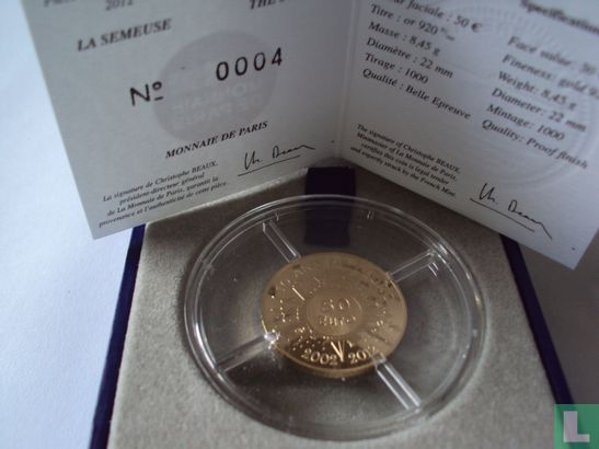 France 50 euro 2012 (PROOF) "10 years of euro cash" - Image 3