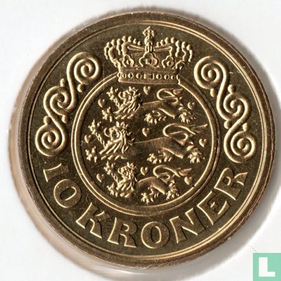 Dänemark 10 Kroner 1991 - Bild 2