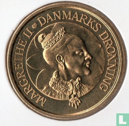 Denmark 20 kroner 2000 "60th birthday of Queen Margrethe II" - Image 2