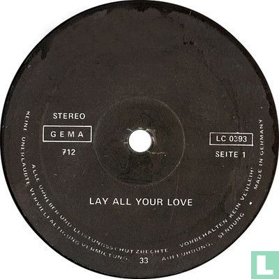 Lay all your love on me - Afbeelding 1