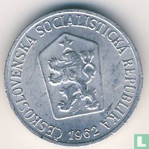 Czechoslovakia 1 haler 1962 - Image 1