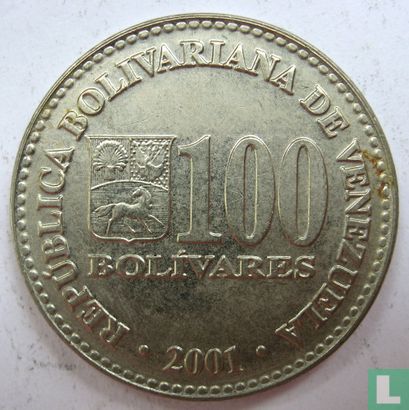 Venezuela 100 bolívares 2001 - Afbeelding 1