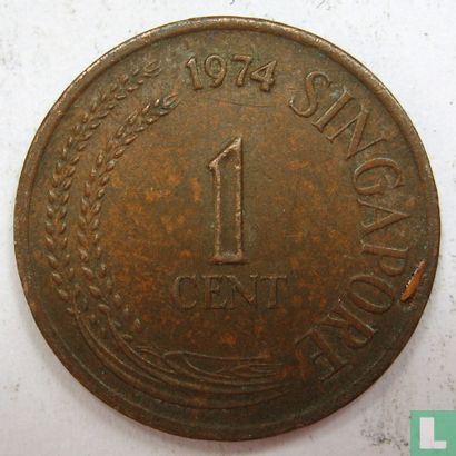 Singapour 1 cent 1974 - Image 1