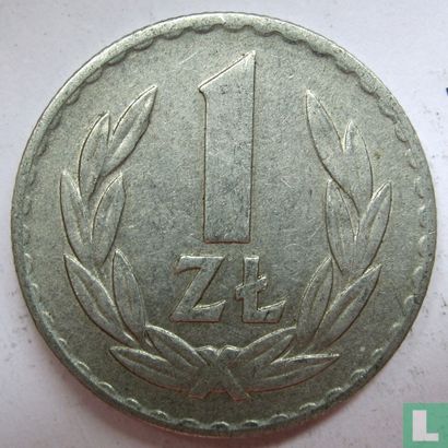 Pologne 1 zloty 1968 - Image 2