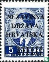Stamps of Yugoslavia overprinted