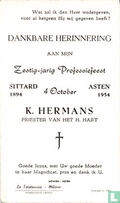 Zestig-jarig Professiefeest K. Hermans - Afbeelding 2