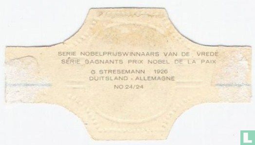G. Stresemann - 1926 - Allemagne - Image 2