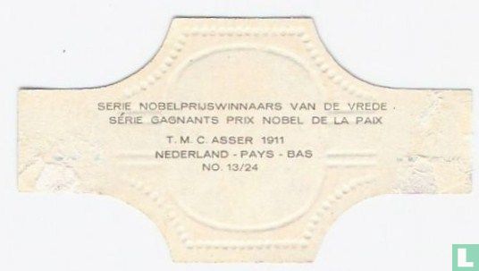 T.M.C. Asser - 1911 - Nederland - Afbeelding 2