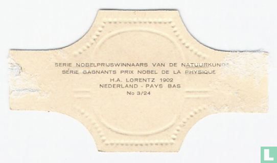 [H.A. Lorentz - 1902 - Netherlands] - Image 2