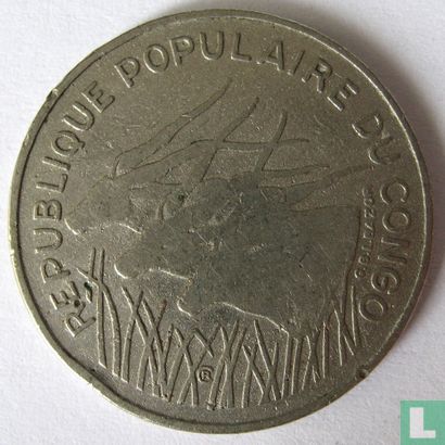 Congo-Brazzaville 100 francs 1972 - Image 2