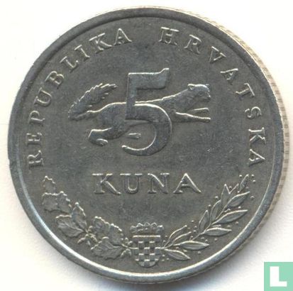 Croatia 5 kuna 1999 - Image 2