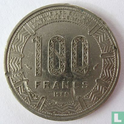Gabon 100 francs 1985 - Afbeelding 1