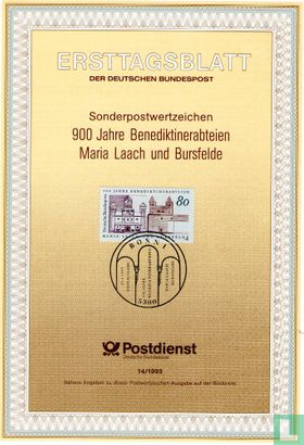 900 jaar Benedictabdij Maria Laach und Bursfelde - Afbeelding 1
