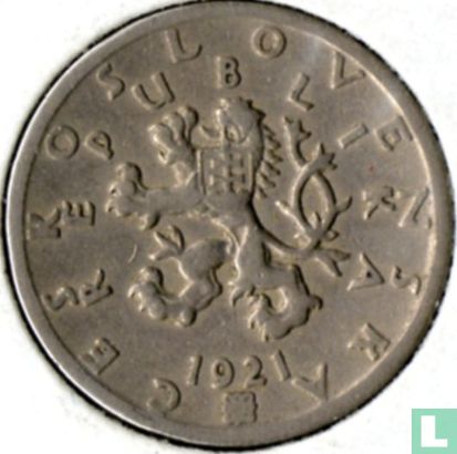 Tschechoslowakei 50 Haleru 1921 - Bild 1