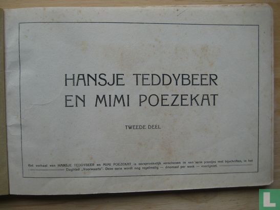 Het dagboek van Hansje Teddybeer en Mimi Poezekat - Image 3