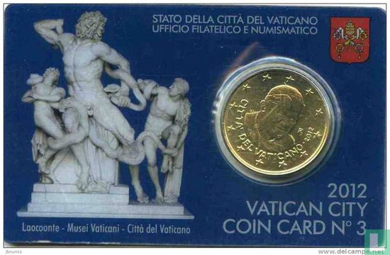 Vaticaan 50 cent 2012 (coincard n°3) - Afbeelding 1