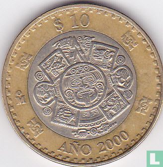 Mexico 10 pesos 2000 "Christian Turn of the Millennium" - Image 1