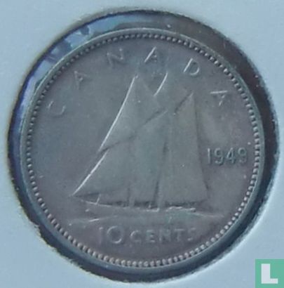 Canada 10 cents 1949 - Image 1