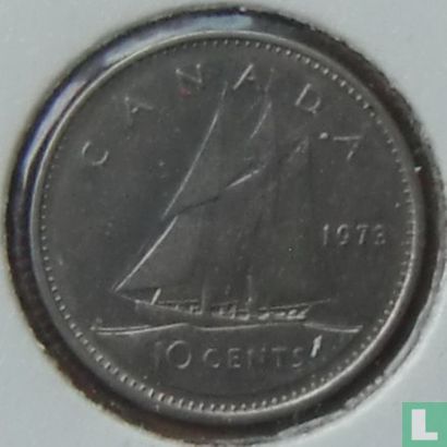 Canada 10 cents 1973 - Afbeelding 1