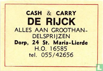 Cash & Carry De Rijck