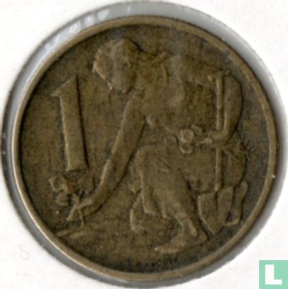 Czechoslovakia 1 koruna 1960 - Image 2