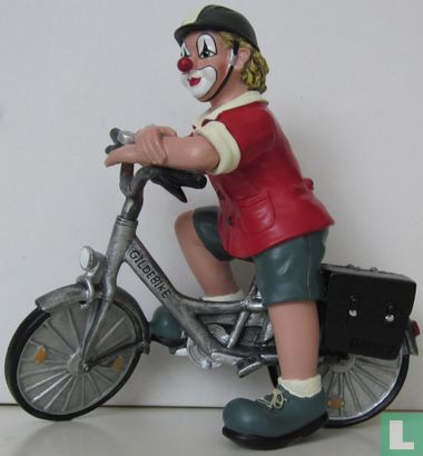 Fiets met clown erop (De fietser) - Afbeelding 1