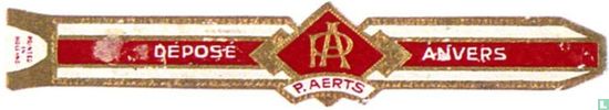 PA P. Aerts - Deposé - Anvers  