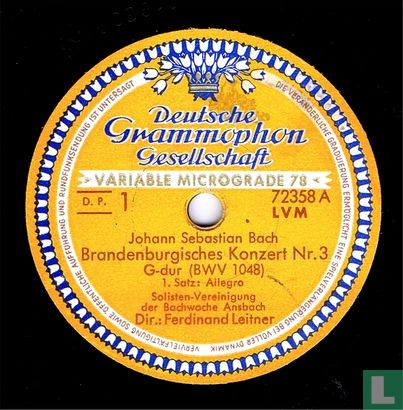Brandenburgisches Konzert Nr. 3 G-dur (BWV 1048) - Image 1