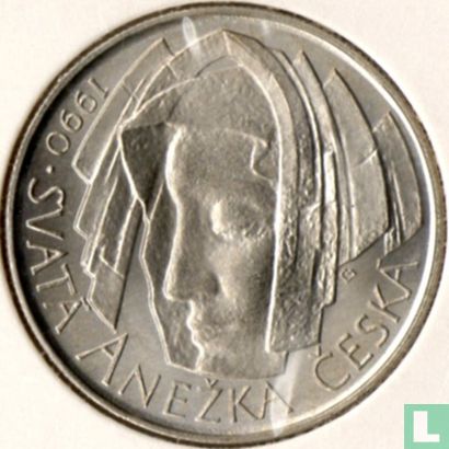 Tchécoslovaquie 50 korun 1990 (avec LK) "St. Agnes" - Image 1