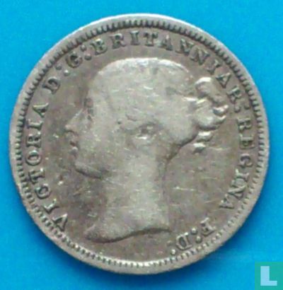 Verenigd Koninkrijk 3 pence 1874 - Afbeelding 2