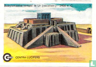 Babylonische tempel te Ur (reconstr.) - 2400 v. C.