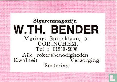 Sigarenmagazijn W.TH. Bender