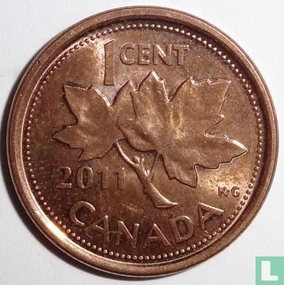 Canada 1 cent 2011 (copper-plated steel) - Image 1