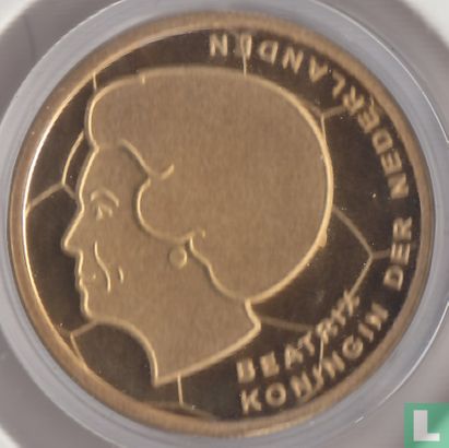 Netherlands 5 gulden 2000 (PROOF - large mark) "European Football Championship" - Image 2