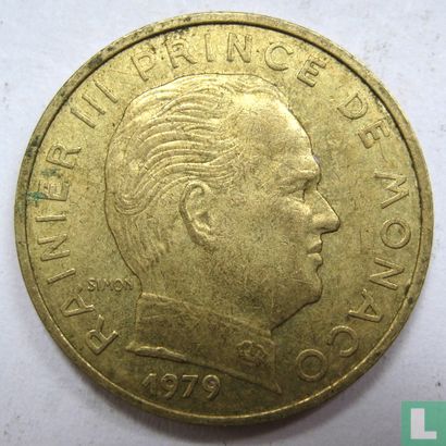 Monaco 10 centimes 1979 - Afbeelding 1