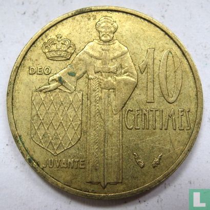 Monaco 10 centimes 1979 - Afbeelding 2