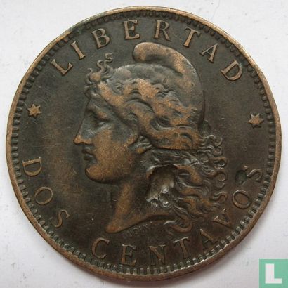 Argentinië 2 centavos 1892 - Afbeelding 2