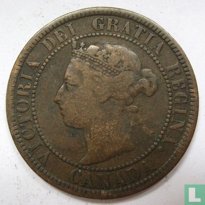 Canada 1 cent 1886 - Image 2