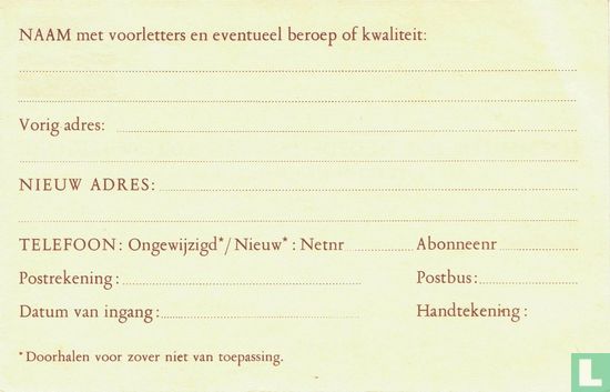 Adresse ändern-niederländischer Text - Bild 2