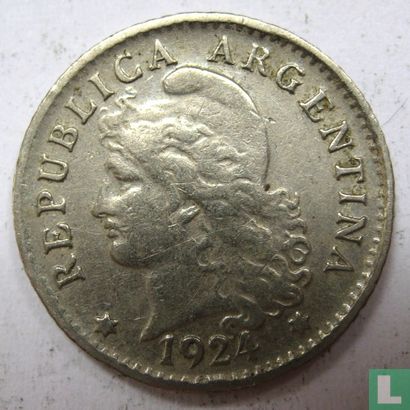 Argentine 5 centavos 1924 - Image 1