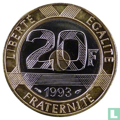 Frankrijk 20 francs 1993 - Afbeelding 1