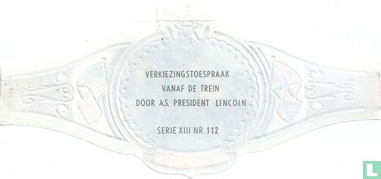 Verkiezingstoespraak vanaf de trein door a.s. President Lincoln - Bild 2