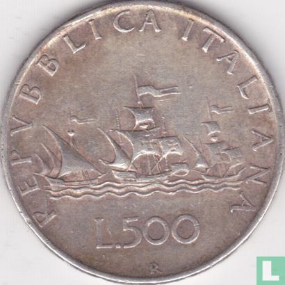 Italien 500 Lire 1958 - Bild 1