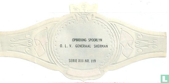Opbreking spoorlyn o.l.v. Generaal Sherman - Afbeelding 2