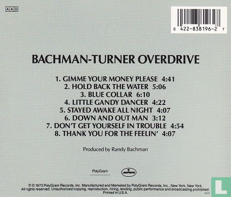 Bachman -Turner Overdrive - Afbeelding 2