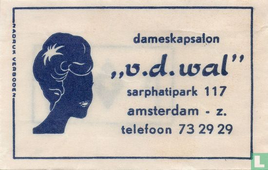 Dameskapsalon "v.d. Wal" - Image 1