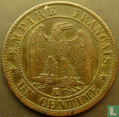 France 1 centime 1861 (K) - Image 2