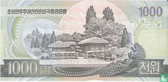 Corée du Nord 1 000 Won  - Image 2