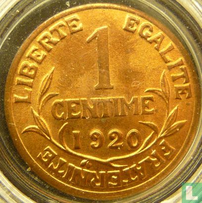 France 1 centime 1920 - Image 1